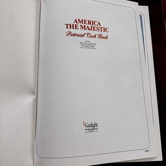 Vintage American Cookbook, America the Majestic 1981 - Picture 4 of 5